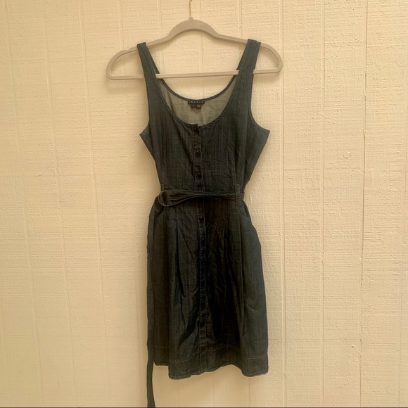 Theory Dresses & Skirts - Theory Denim Button Down Dress Size 4